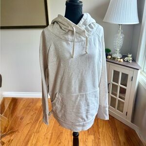 Gap casual side tie hoodie, Cream size XL